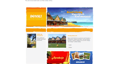 Desktop Screenshot of domkiwostrowie.vizz.pl